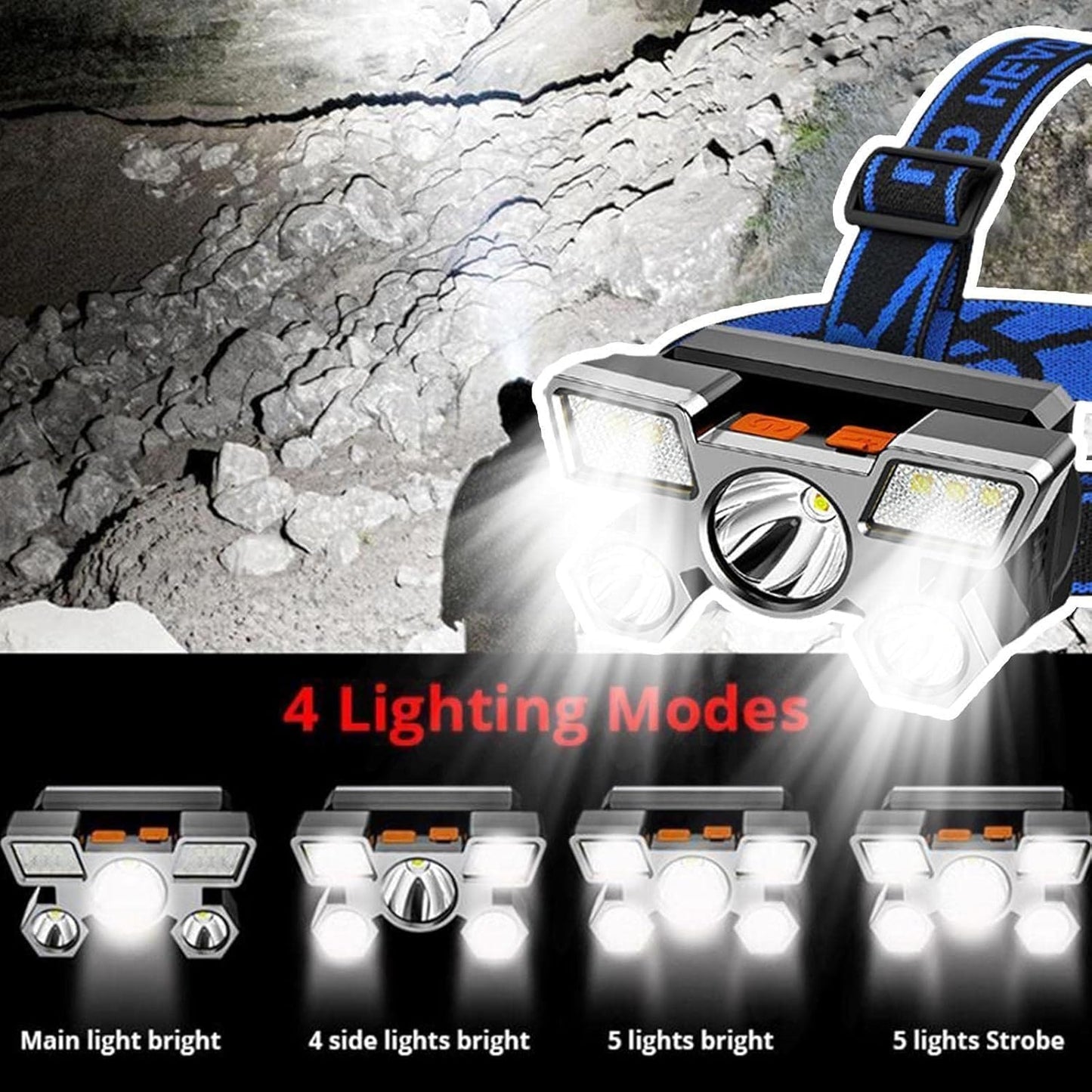 Lampe frontale puissante | Hunting™
