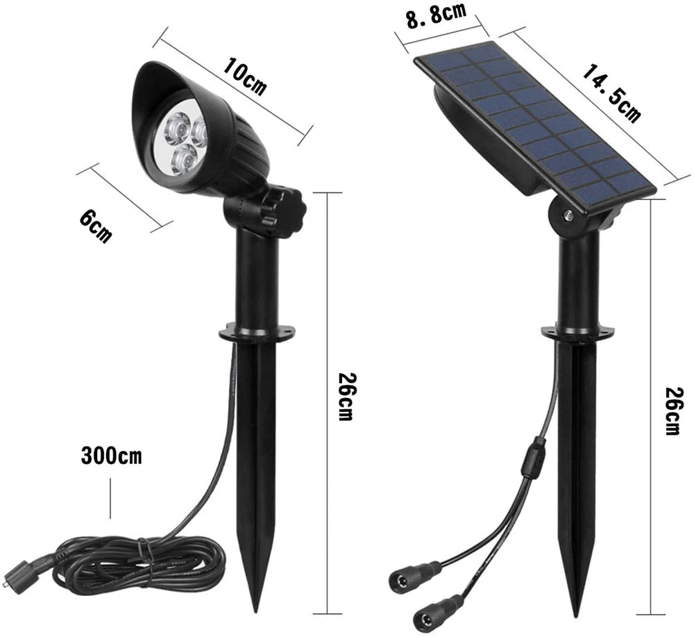 Lampe solaire terrasse | T-Sun™