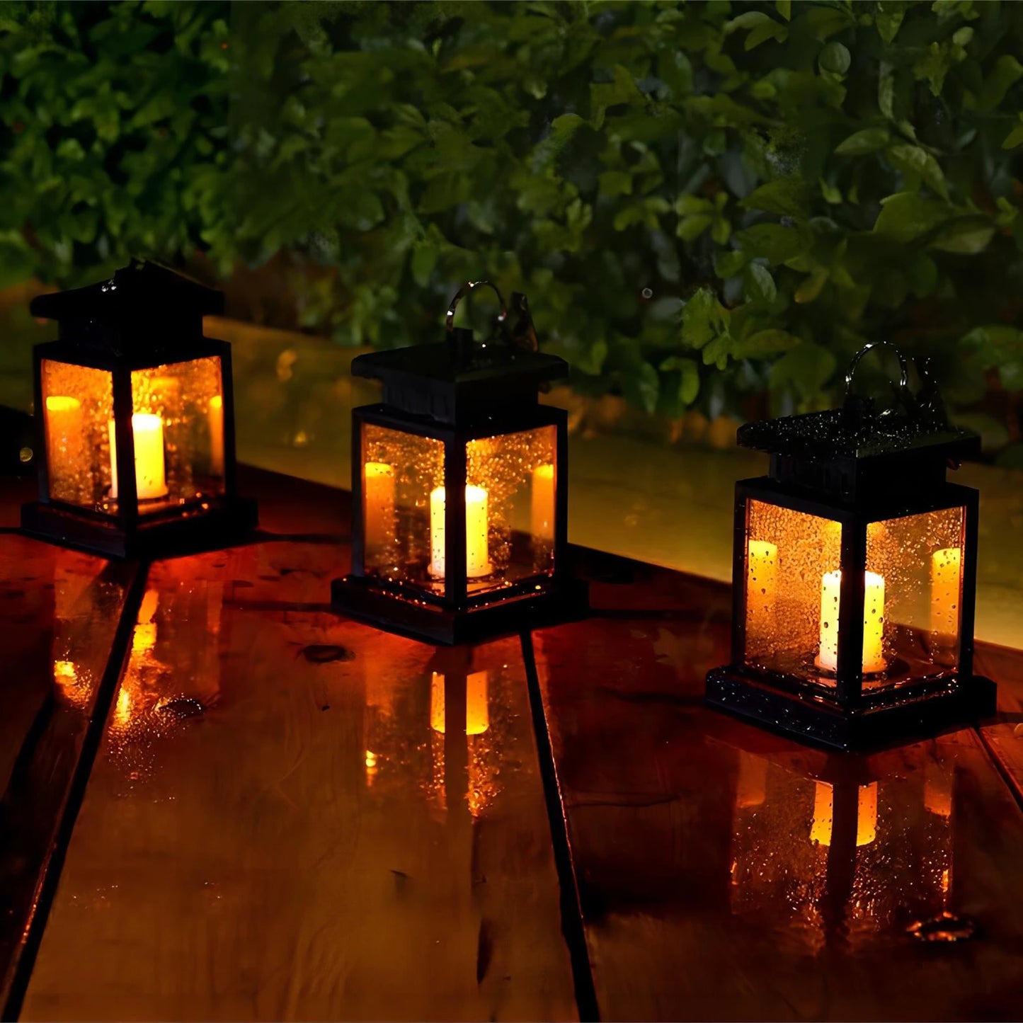 Lanterne LED Solaire Bougie | Candelight