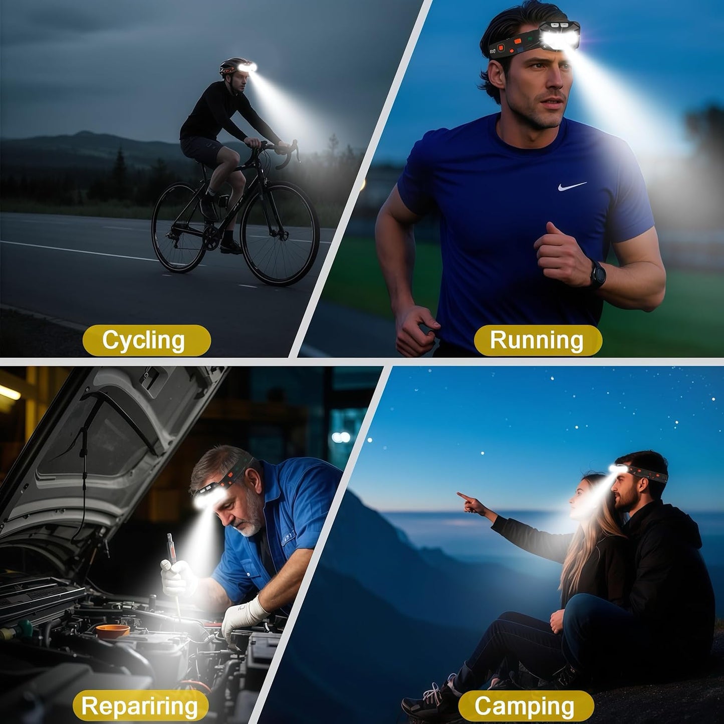Lampe frontale puissante  | Fishing™