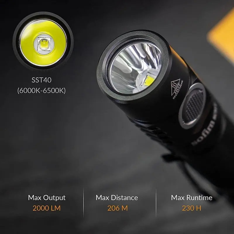 Lampe torche puissante  | Recharge™