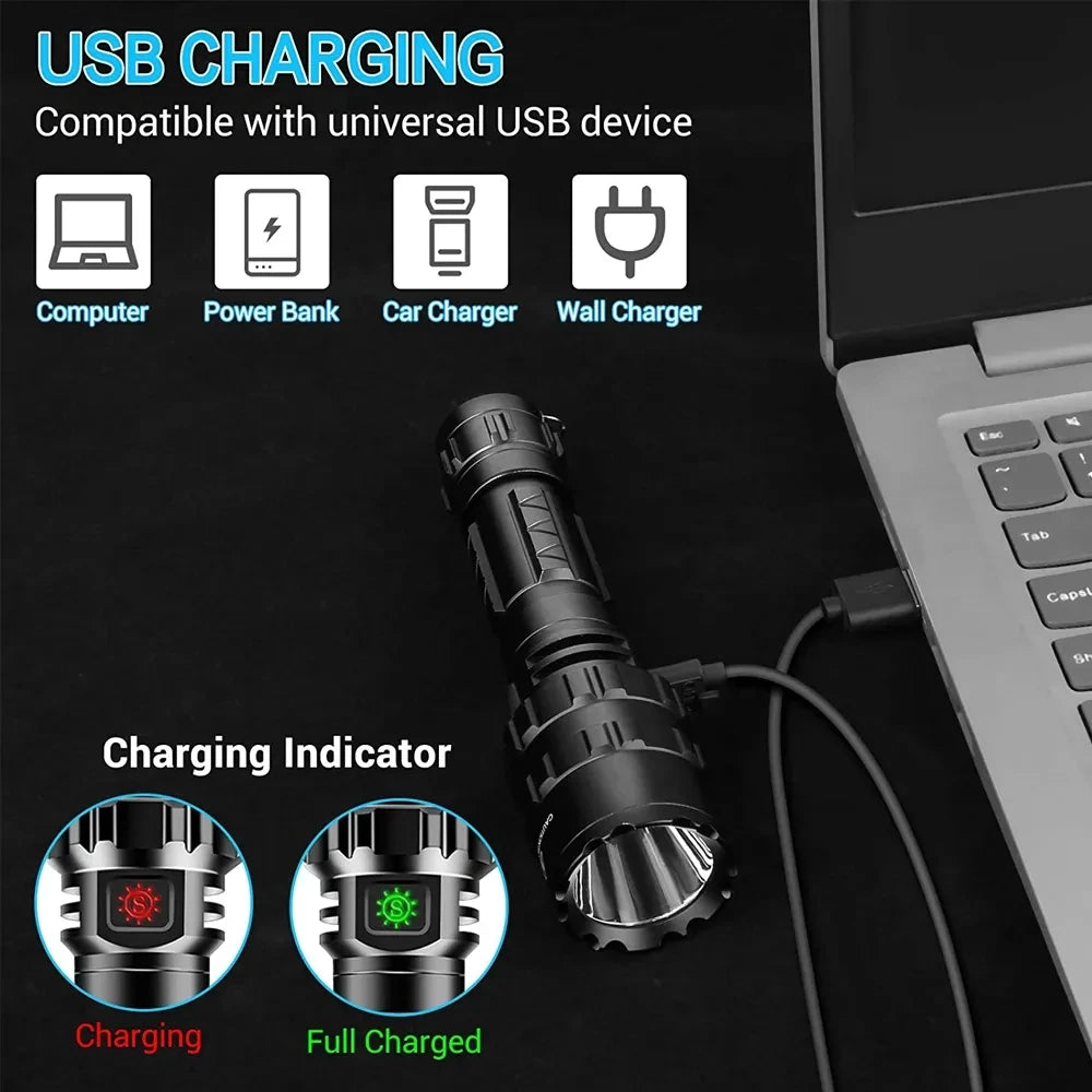 Lampe torche puissante  | Tactical™ DOUBLON