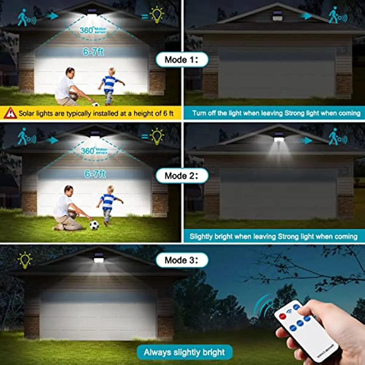 Lampe solaire terrasse  | Motion™