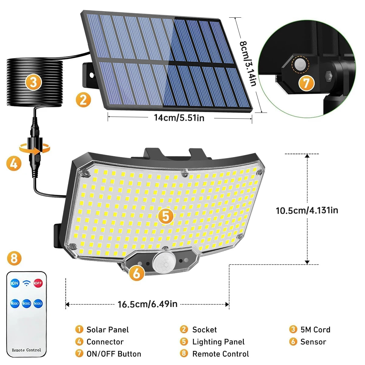 Lampe solaire terrasse | Wally™
