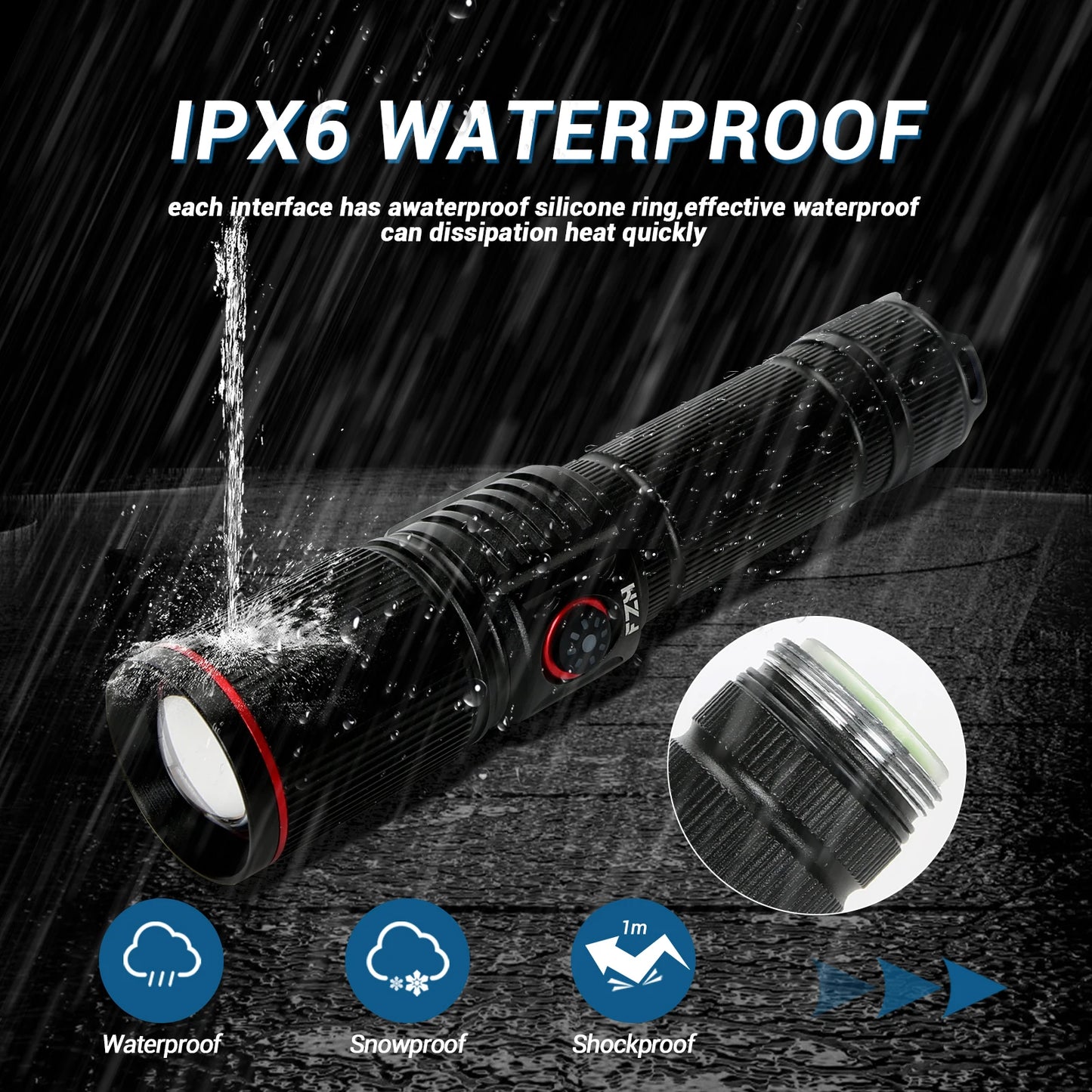 Lampe torche puissante  | Ropelight™