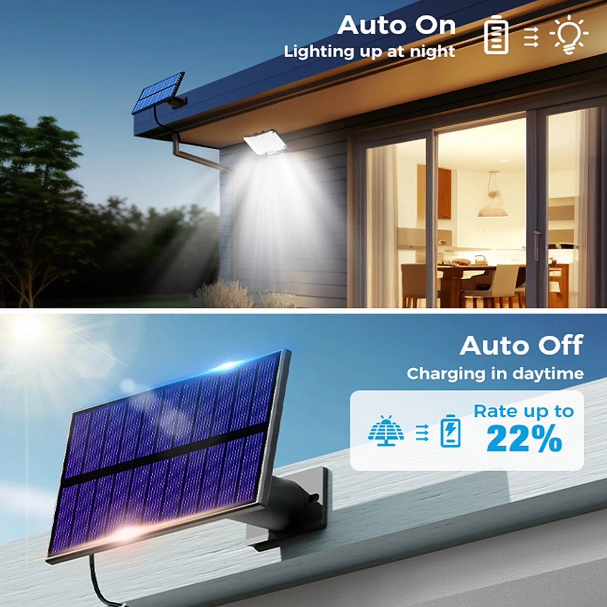 Lampe solaire terrasse | Wally™